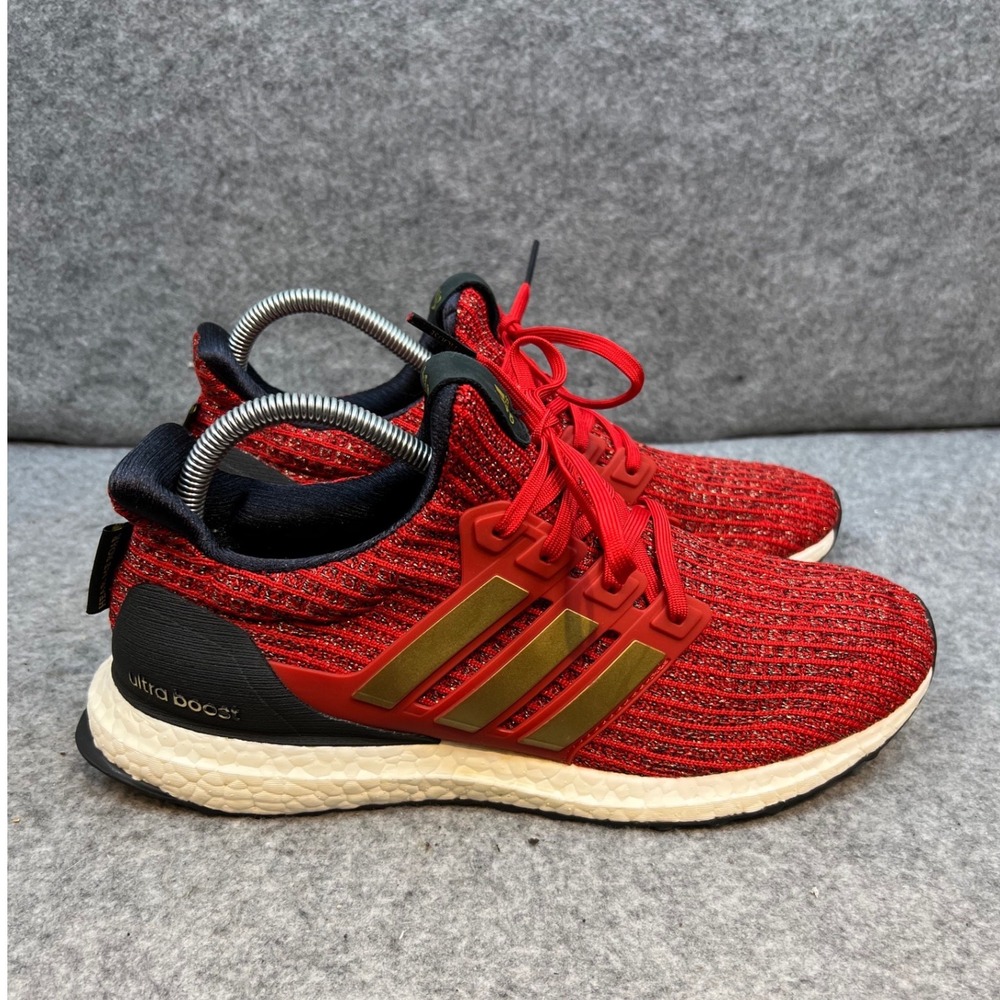 Adidas Ultraboost 4.0 Red Gold "Hear Me Roar" Women's Running Shoes Size 10 - Picture 3 of 7